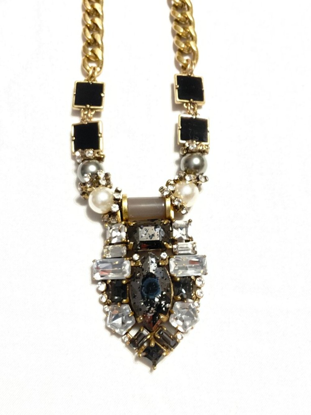 Retired Stella & Dot "Mix It Up" Crystal Statement Necklace